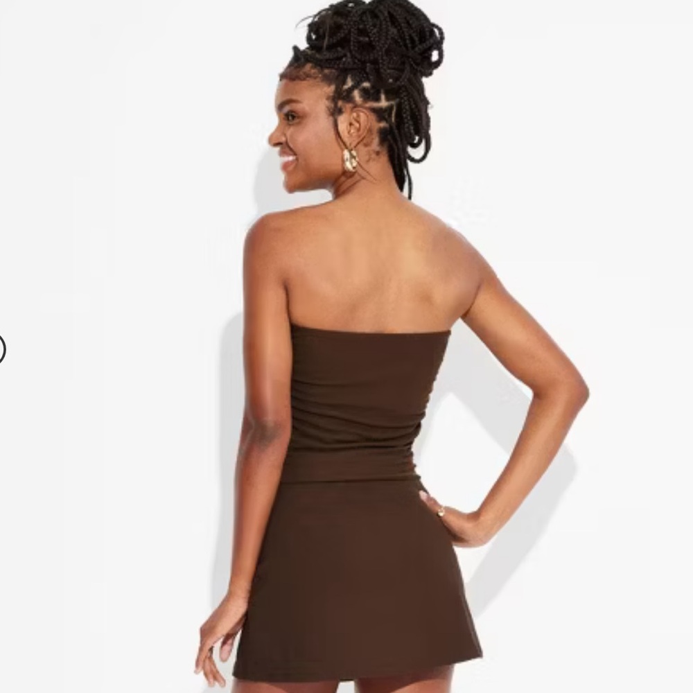 NWT Women's Ribbed Tube Top - Wild Fable - Picture 3 of 11